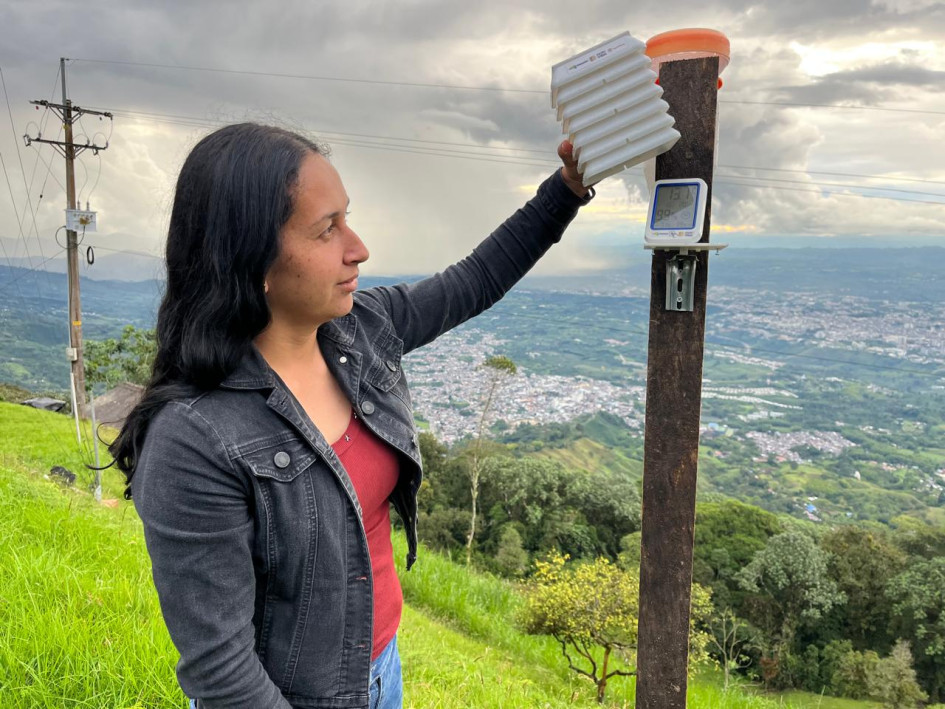 Las estaciones permiten el monitoreo permanente de las condiciones climáticas en el Quindío.