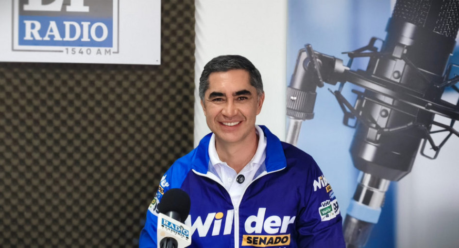 Wílder Escobar, candidato al Senado de la República por Caldas. 