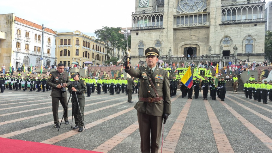 El coronel Alex Durán Santos