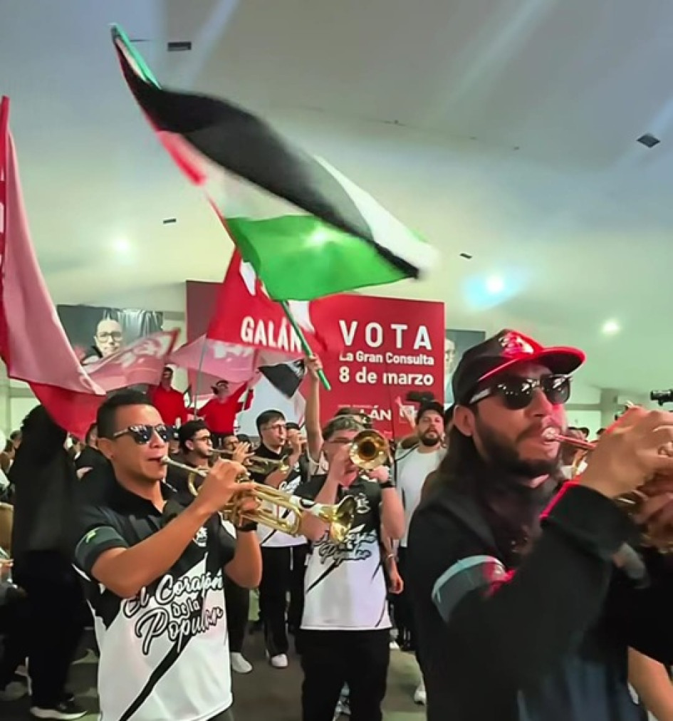 Juan Manuel Galán expresó que lo hecho por Israel sobre Palestina no era genocidio. Le llovieron críticas. En un acto de su campaña en Manizales ondearon banderas palestinas.