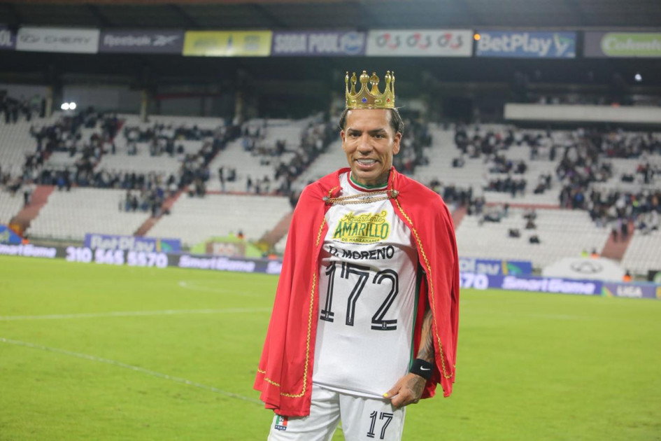 Dayro Moreno anotó su gol 172 con el Once Caldas, se convirtió en el máximo goleador histórico del club y selló la victoria 3-0 ante Boyacá Chicó.