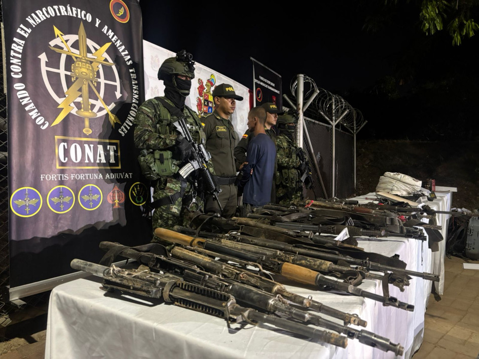 Ocho integrantes del Eln fueron neutralizados en el Catatumbo en una operación conjunta entre las Fuerzas Militares y la Policía. Se incautaron armas y explosivos.