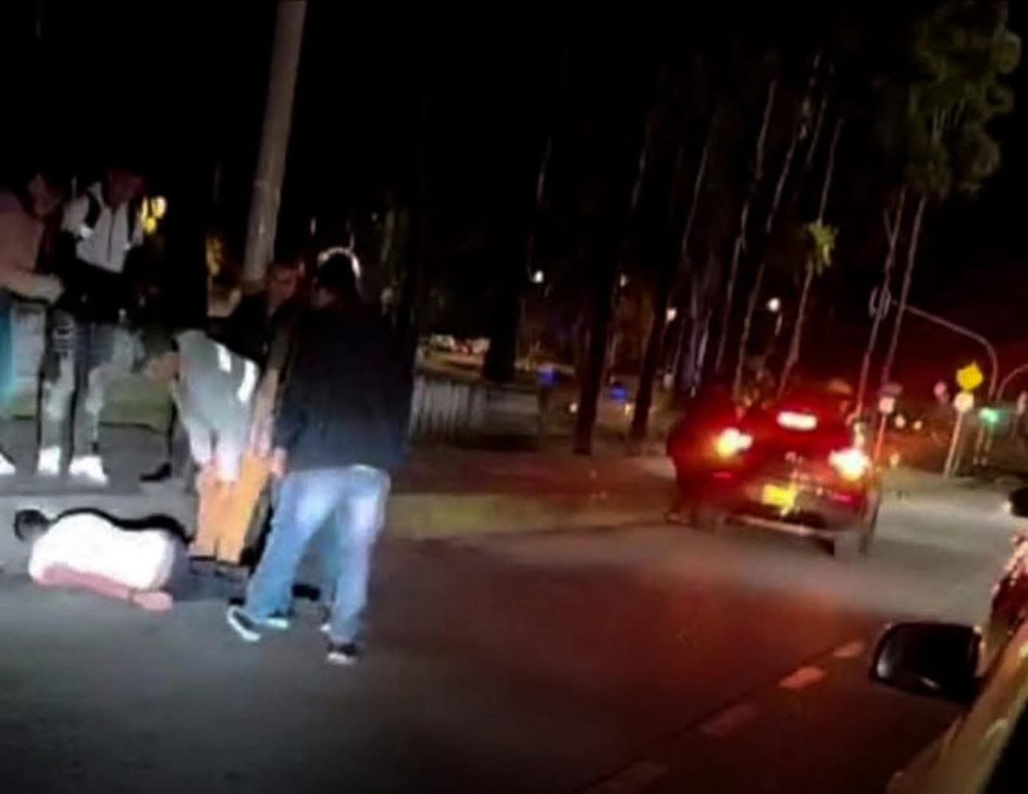 Este es el punto donde ocurrió el accidente.