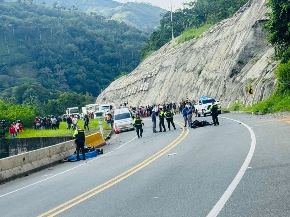 Sitio donde ocurrió el lamentable accidente.