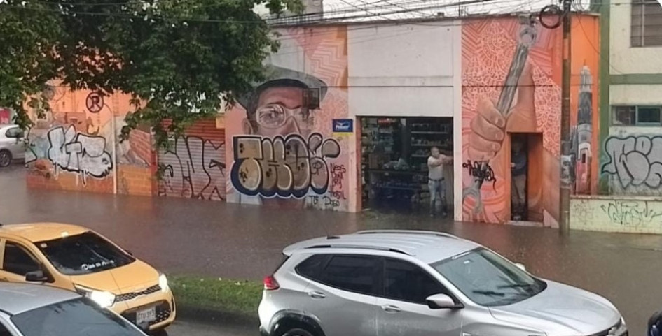 Cerca del Palogrande varias edificaciones resultaron afectadas