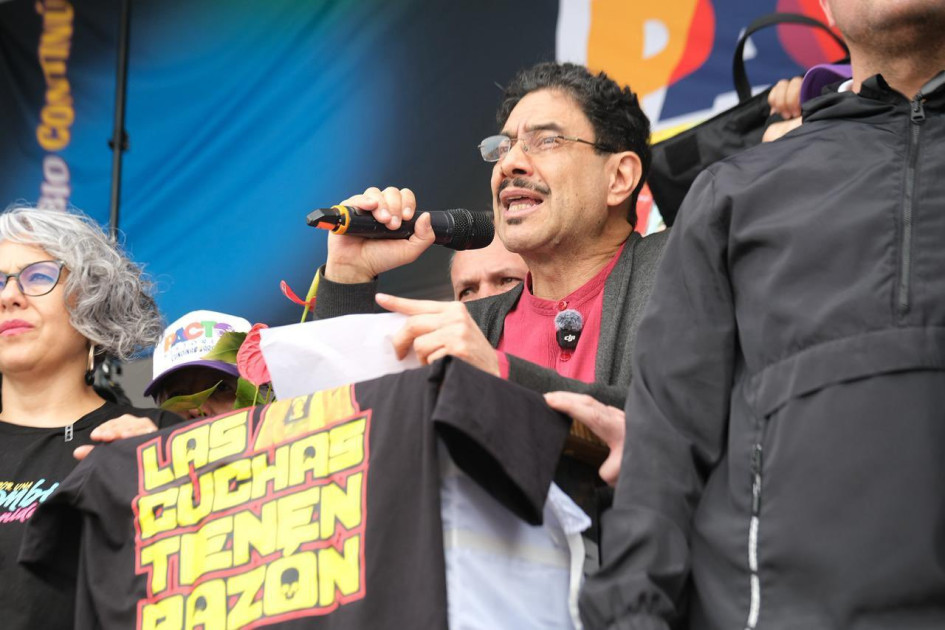 Iván Cepeda, candidato presidencial del partido Pacto Histórico.