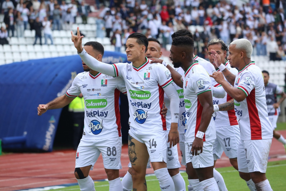 Los goles de la victoria del Once Caldas ante Fortaleza fueron obra de Jefry Zapata, Dayro Moreno (doblete) y Déinner Quiñones.