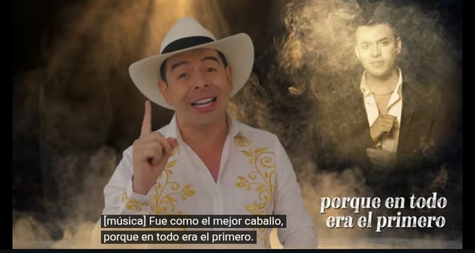 El caldense Yeison Jiménez está entre los artistas en el cielo homenajeados