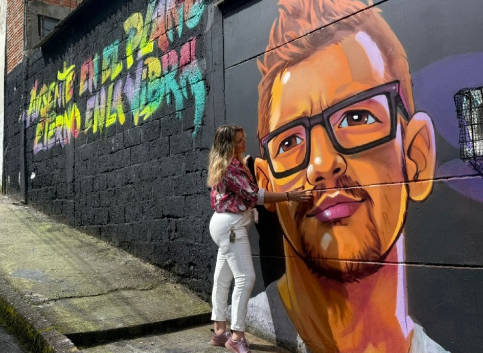 Juan Sebastián Buitrago Cárdenas cumplió 4 meses desaparecido. Así va el mural que elaboran sus amigos en La Sultana.