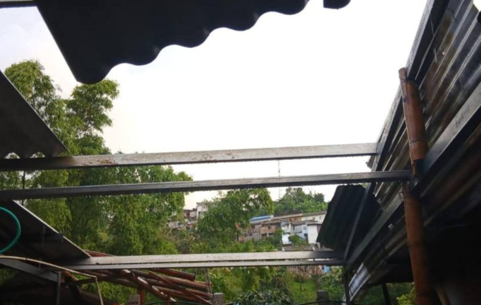 Destechamientos en Salamina por las lluvias