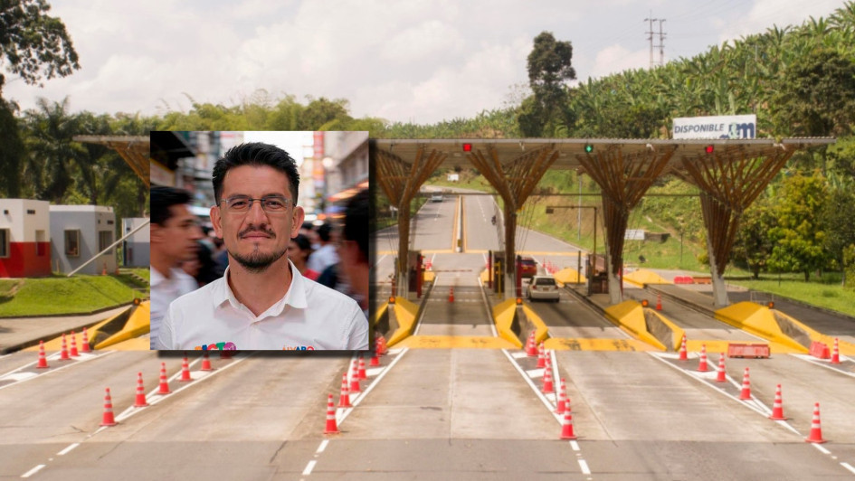 Video: el candidato a la Cámara por Caldas Álvaro García (coalición Pacto Histórico - Alianza Verde) propone impulsar el levantamiento de peajes de Autopistas del Café.
