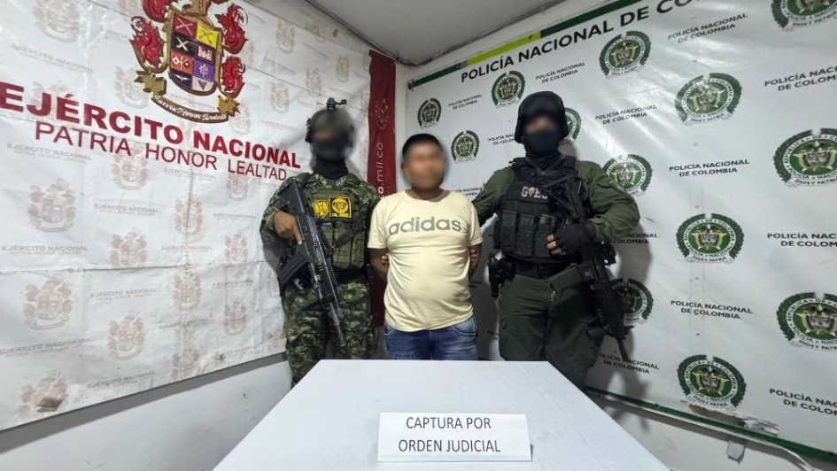 El capturado fue dejado a disposición de la autoridad competente para la formalización de su reclusión. 