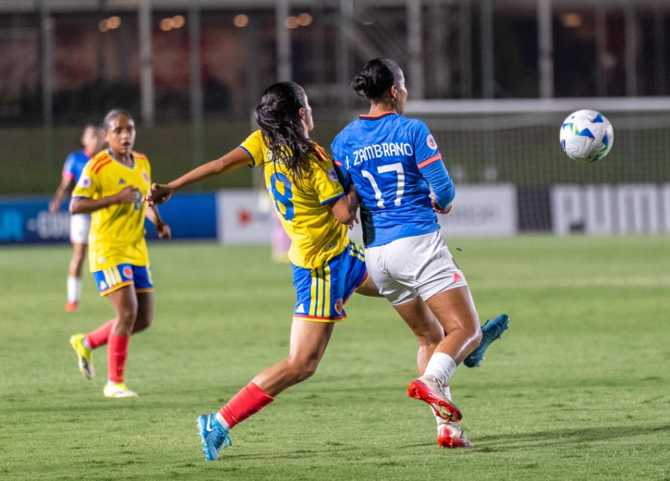 Colombia y Ecuador cerraron la primera fecha del hexagonal final del Campeonato Sudamericano Femenino Sub-20.