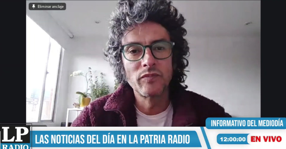  Felipe Gómez, integrante de la banda Sonoras Mil de Pereira.