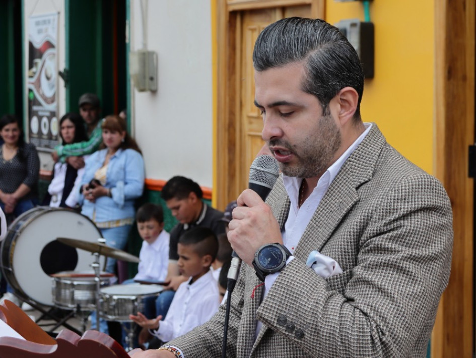 Manuel Fermín Giraldo Gutiérrez, alcalde de Salamina (Caldas).