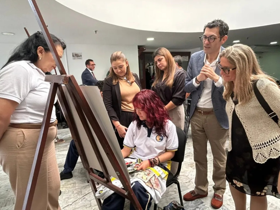 Representantes de la Unesco y del consulado de Italia participaron en acto educativo y cultural realizado en el Centro Administrativo Departamental del Quindío