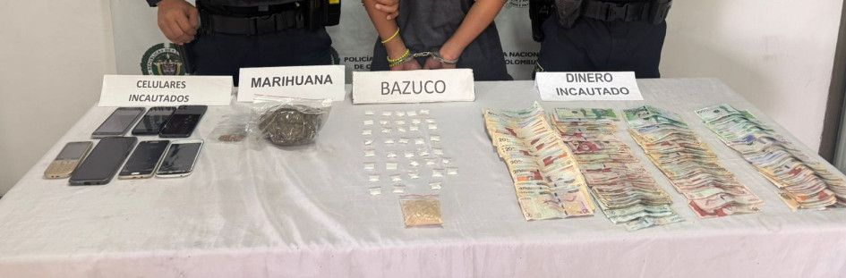 Foto| LA PATRIA  Esto le hallaron a alias Tavo.