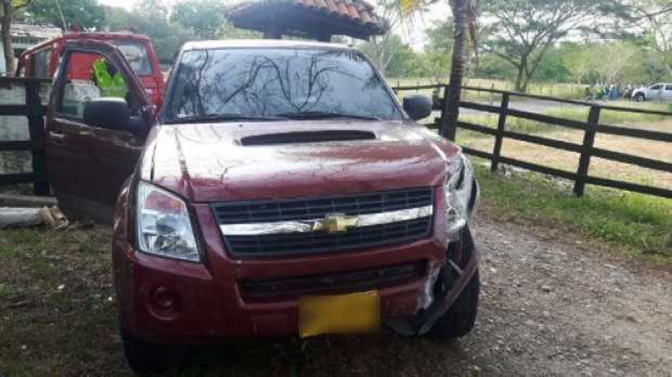 Fotos| Archivo| LA PATRIA  El caso ocurrió el 11 de febrero del 2016. En esta camioneta Dimax, de placas MPV-895, iba la víctima. Colisionó contra un muro, por la alta velocidad.