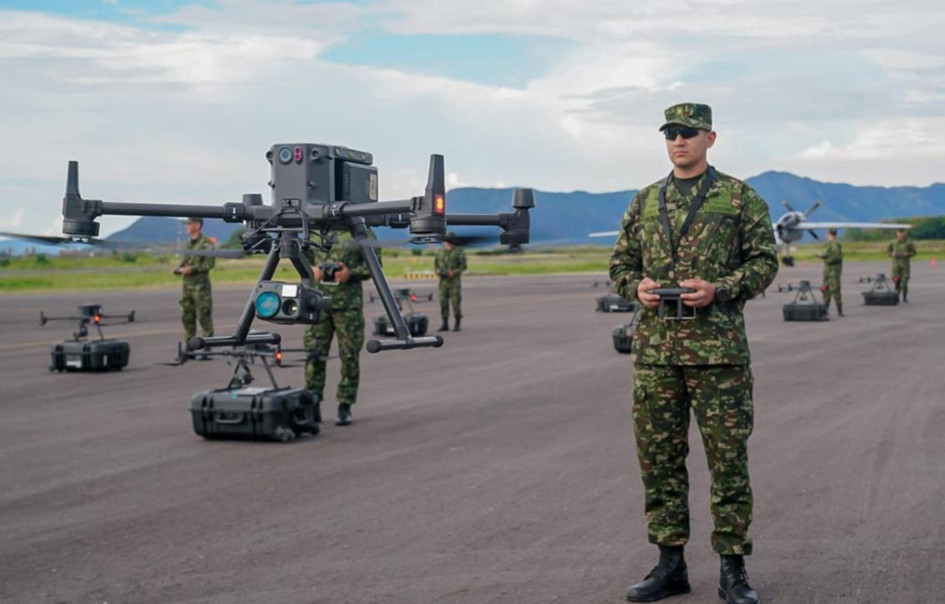 Colombia inicia piloto de escudo nacional con drones