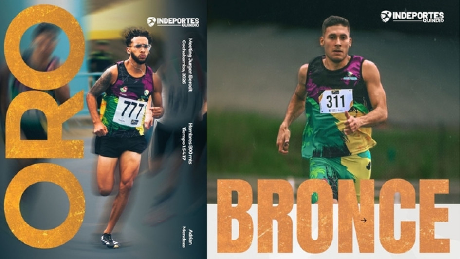 Atletas quindianos sumaron un oro y un bronce en competencias internacionales disputadas en Cochabamba.