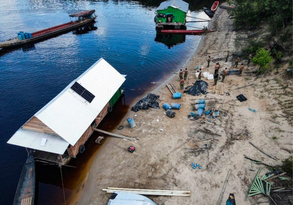 Acción conjunta detiene minería ilegal en Guaviare: se incautan 17 estructuras y se protegen ecosistemas