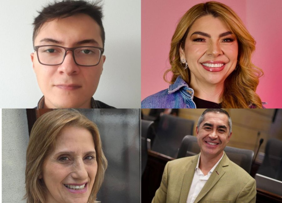 Luis Carlos Rúa Sánchez, María Irma Noreña Arboleda, María Eugenia Londoño Ocampo y Wílder Escobar Ortiz, senadores electos para el Congreso de la República.