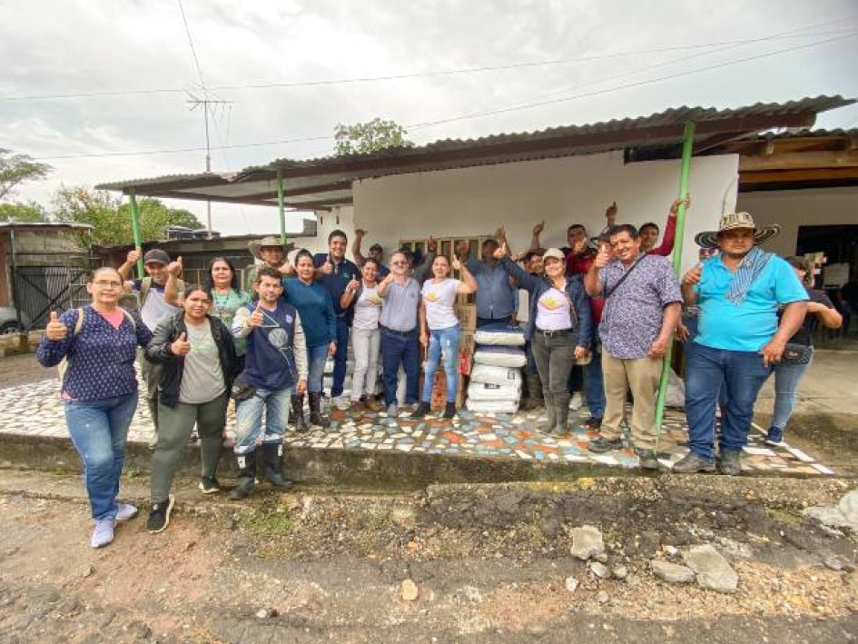 Asociaciones campesinas accedieron a kits productivos en el oriente de Caldas.