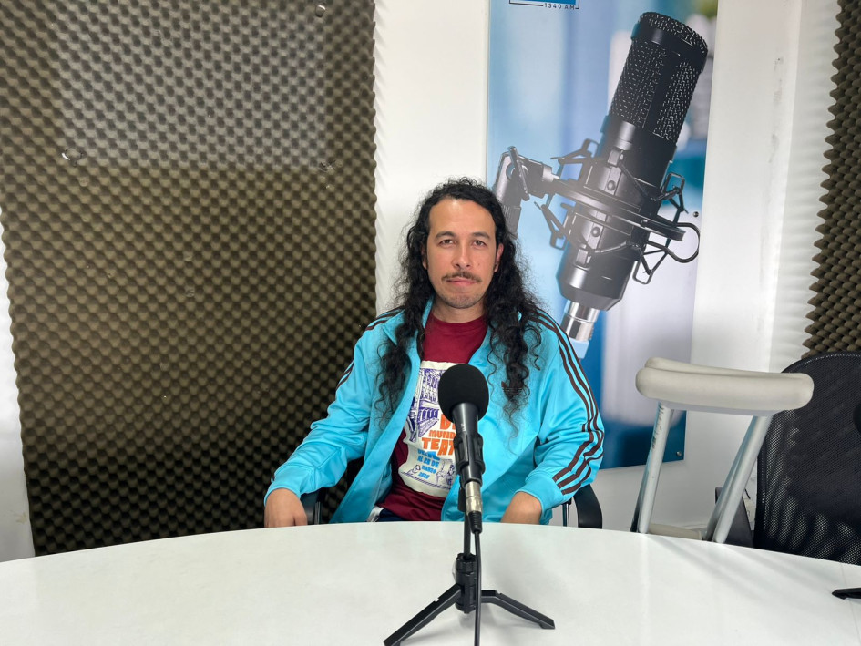  José Fernando Usma, conocido como Golo Volador, es representante de la Asociación de Teatro Independiente de Manizales (ATIM), 