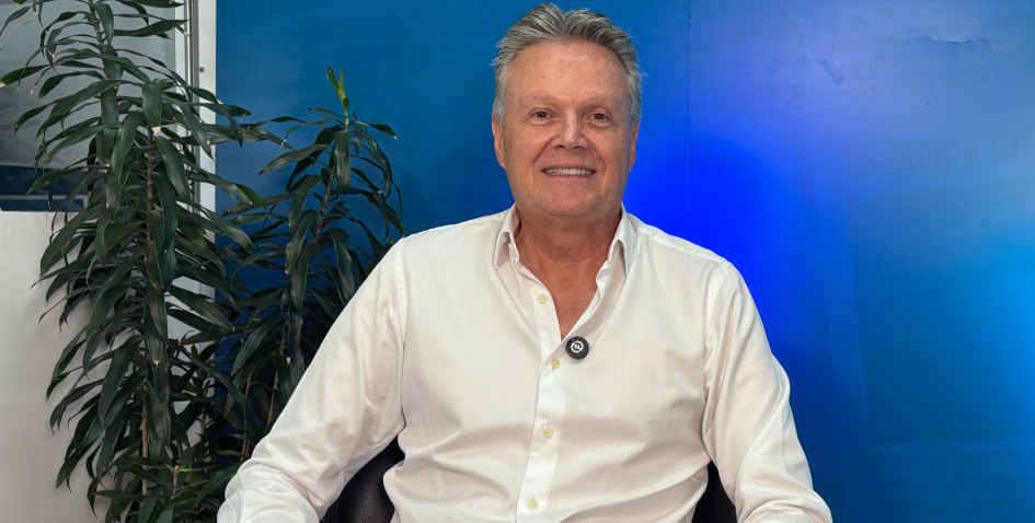 Luis Emilio Sierra, excongresista y político caldense, durante su visita a LA PATRIA 