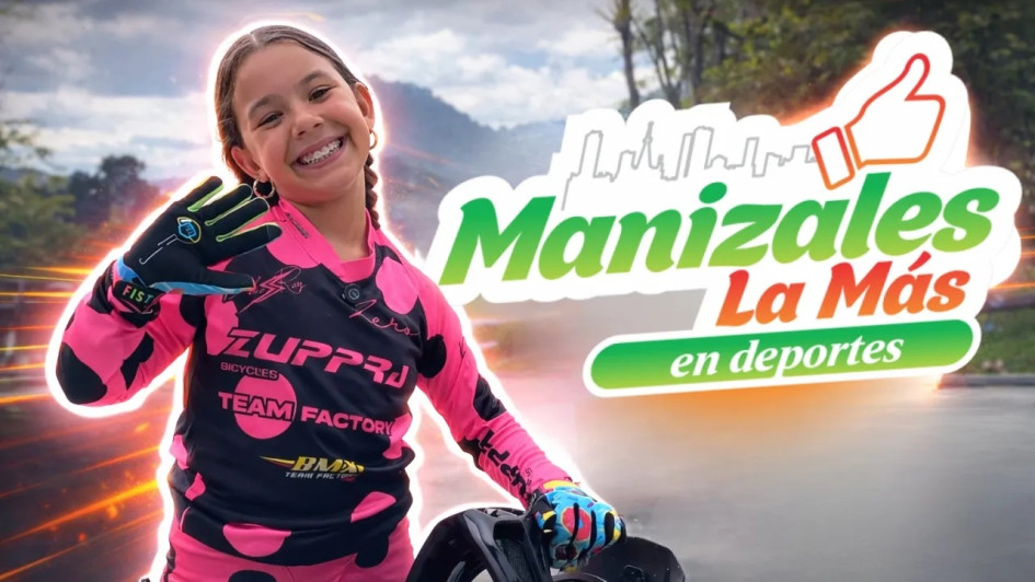 Manizales La Más en deportes: Luciana Castillo, la campeona del BMX
