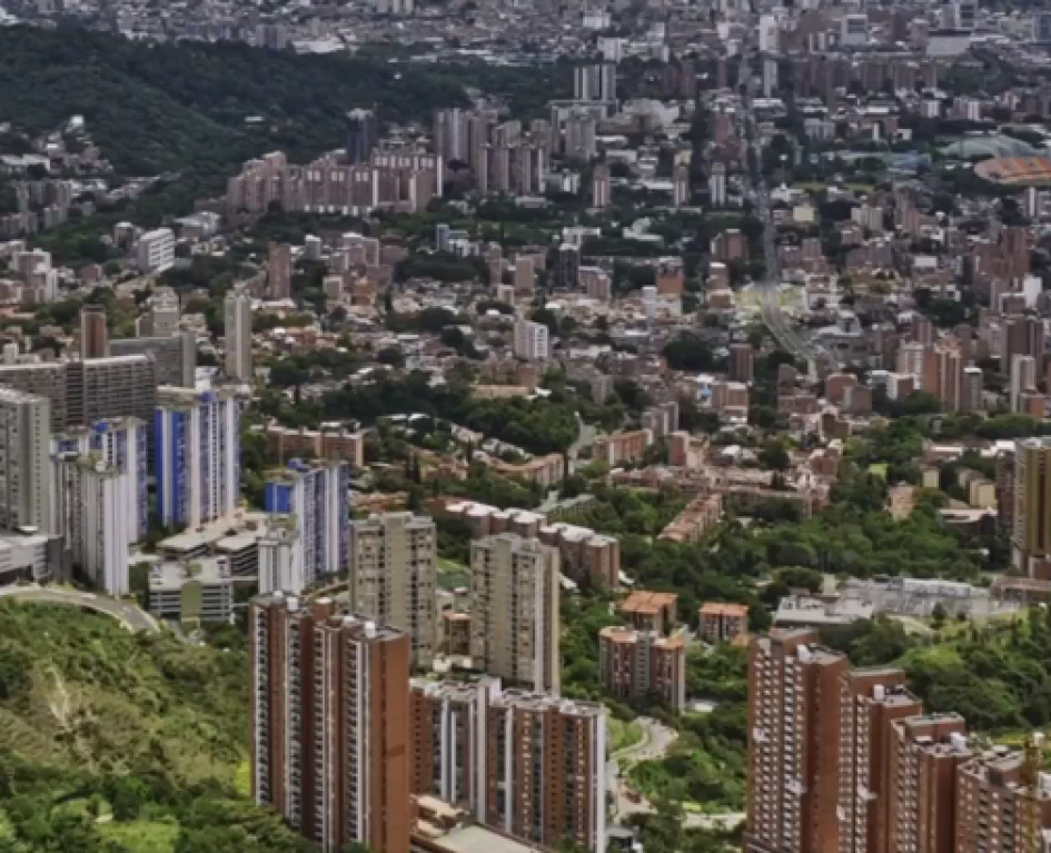 Panorámica de Medellín.