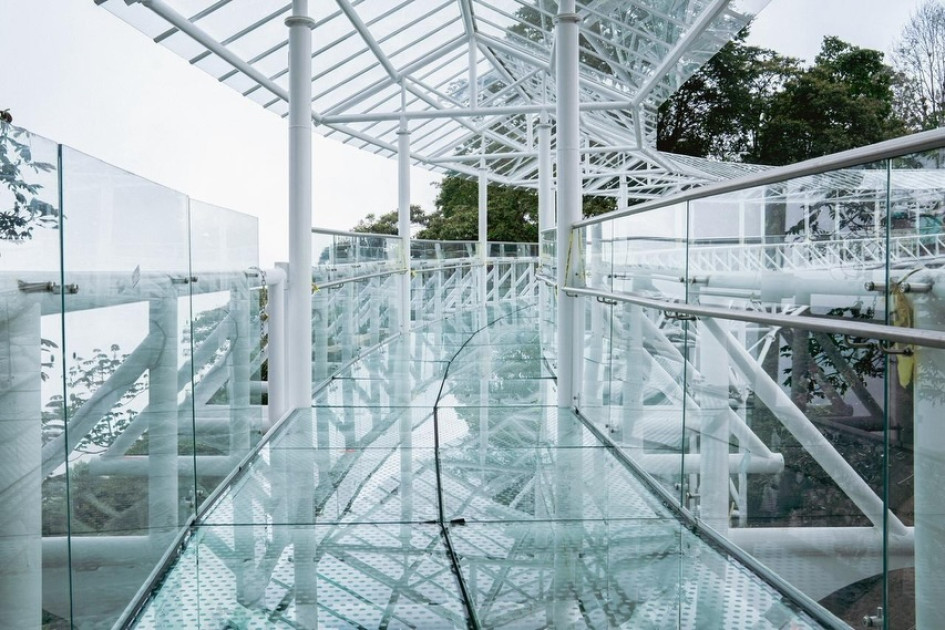 En imágenes: así se ve el nuevo puente de cristal de Manizales. Este es el avance de las obras en Chipre y la fecha estimada para terminarlas.