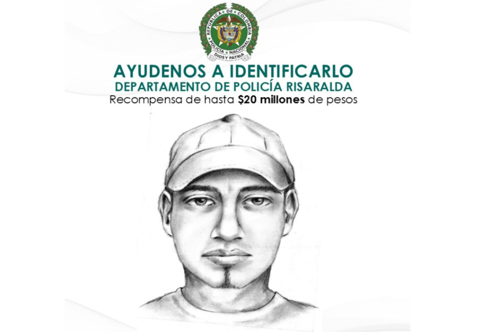 La Policía Nacional ofrece recompensa para capturar al sujeto.