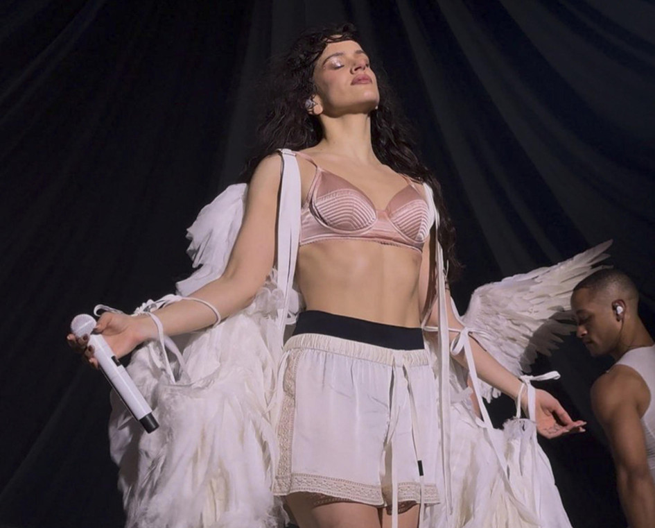 La artista española canceló su presentación en Milán (Italia) debido y subió fotos siendo atendida 