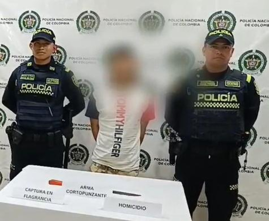 La rápida reacción policial permitió la captura de presunto homicida en Pereira.