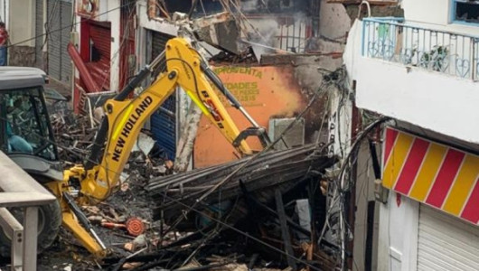 El incendio consumió tres viviendas y siete locales en Anserma