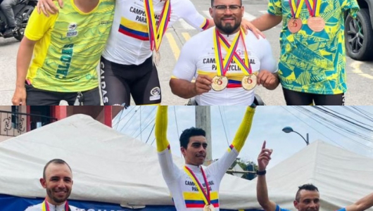 El paracycling de Caldas sumó 8 medallas en el Nacional de Pereira