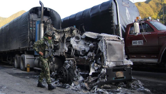 El miedo acompaña a conductores de camiones quemados en carreteras