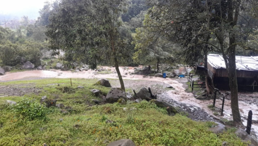 La quebrada Bellota se desbordó en Maltería