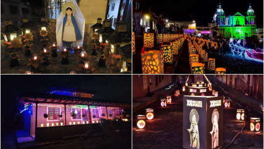 Así vivieron los municipios de Caldas la noche de velitas del 7 de diciembre del 2022
