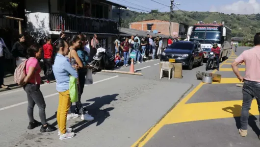 Neiranos señalan incumplimientos de la Gobernación en la vía a Manizales
