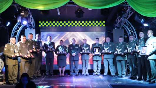 Su trabajo policial en Caldas les mereció reconocimiento