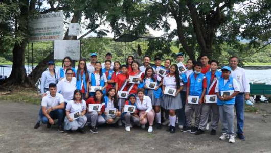 La Charca de Guarinocito, en Caldas, tiene 28 súperheroes