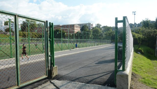  Arreglaron la puerta nueva del velódromo de Manizales