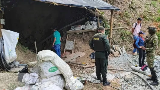 Capturan en Anserma a un hombre por explotación ilícita de yacimientos mineros