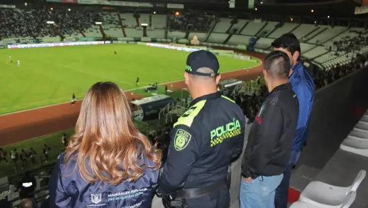 200 policías velarán por la seguridad en el partido Once Caldas - Millonarios