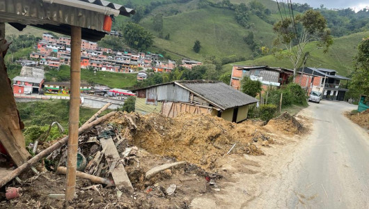 Lluvias en Aranzazu dejan 29 familias damnificadas 