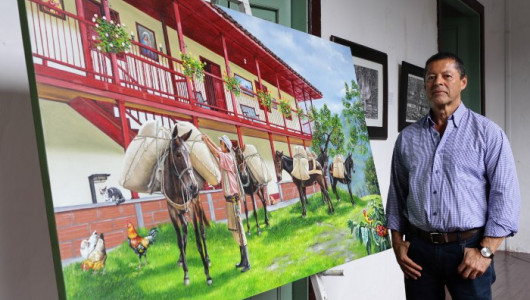 Exposición de arte figurativo se tomó la Casa de la Cultura de Salamina  (Caldas)