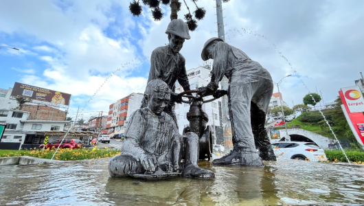 Fuentes de Agua adornan el espacio público en Manizales