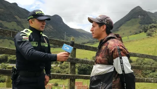 Policía realiza patrullajes aéreos con drones en cercanías al volcán Nevado del Ruiz 